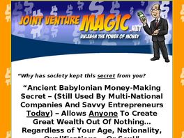 Go to: Joint Ventures - $47 Toolbox to Succeed