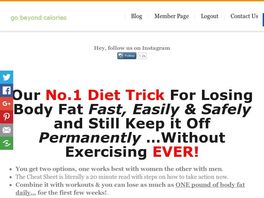 Go to: The Go Beyond Calories Method