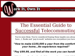 Go to: Telecommuting.