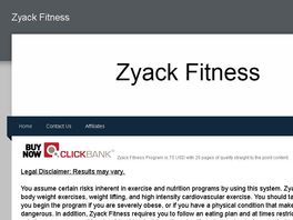 Go to: Zyack Fitness Program