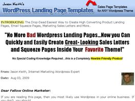 Go to: Wordpress Landing Page Templates