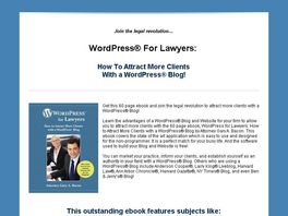 Go to: WordPress for Lawyers: How to attract more clients with a Blog.