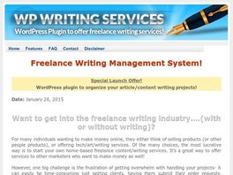 Go to: Wp Writing Services - Freelance Writer Business