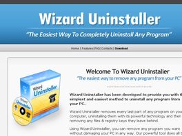 Go to: Wizard Uninstaller - Professional Uninstaller Software - Converts 1:20