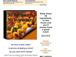 Go to: 30 Recipes, 30 Ingredients.