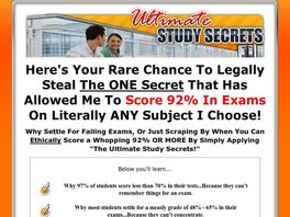 Go to: Ultimate Study Secrets - Guaranteed A+ In Any Exam!