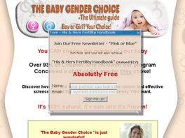 Go to: The Baby Gender Choice - The Ultimate Guide