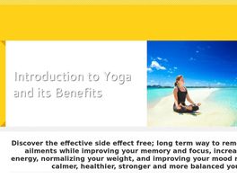 Go to: Intro To Yoga Benefits