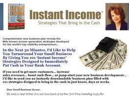 Go to: 101 Ways To Create Instant Income | Janet Switzer