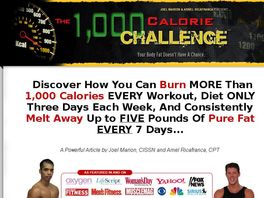 Go to: 1000 Calorie Challenge Workout System