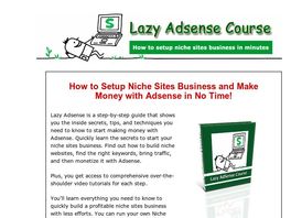 Go to: Lazy Adsense: Niche Sites Course