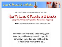 Go to: Lose10poundsin2weeks: 75%, Up To $33.50 Per Sale