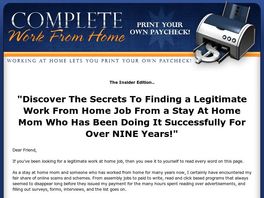 Go to: Complete Work From Home Insider Edition.
