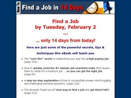 Go to: 14 Days To A Job