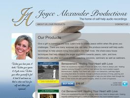 Go to: Joyce Alexander Self Help Audio Recordings