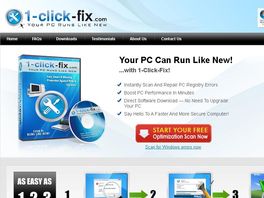 Go to: 1-click-fix Registry Cleaner - Earn 75% Plus Bonuses!