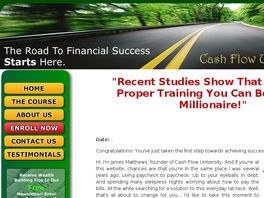 Go to: Cash Flow University - Learn How To Become A Millionaire!