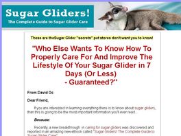 Go to: Sugar Glider! The Complete Guide To Sugar Glider Care