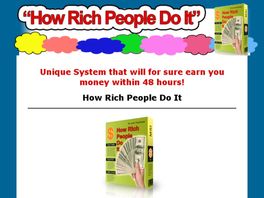 Go to: How Rich People Do It.