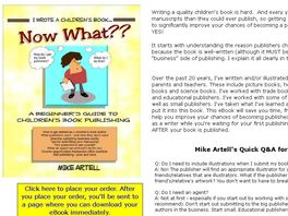 Go to: I've Written A Children's Book...now What??