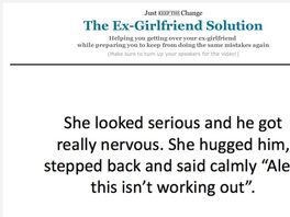 Go to: The Ex-girlfriend Solution | Just Keep The Change