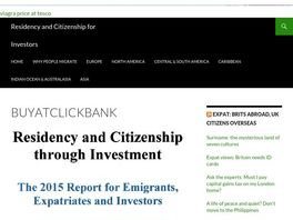 Go to: Residency And Citizenship Through Investment. The 2015 Report