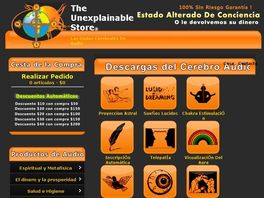 Go to: The Unexplainable Store- Spanish Version