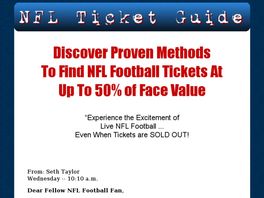 Go to: Nfl Ticket Guide.