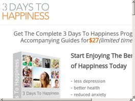 Go to: 3 Days To Happiness Program
