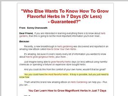 Go to: How To Grow Your Own Herbs