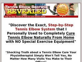 Go to: Cure Tennis Elbow Ebook And Step-by-step System