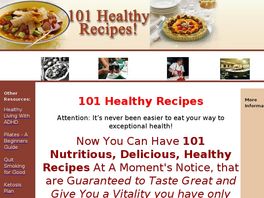 Go to: 101 Healthy Recipes.