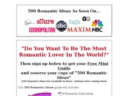 Go to: 500 Romantic Ideas