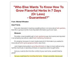 Go to: Herb Gardening Guidebook