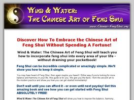 Go to: Wind & Water: The Chinese Art Of Feng Shui.