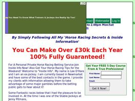 Go to: Profitable Horse Racing Tipping Service