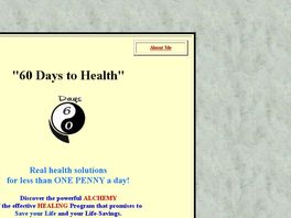 Go to: 60 Days To Health.