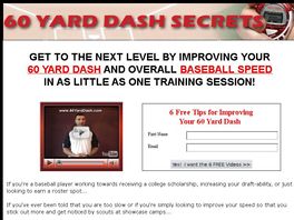Go to: 60 Yard Dash For Baseball Players - Hot Niche, Little Competition