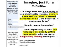 Go to: How To Potty Train Your Puppy In 7 Days! *updated