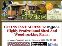 Go to: Shedplansanddesigns.com - 75% Commissions + New Backend