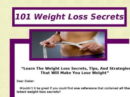 Go to: 101 Weight Loss Secrets.