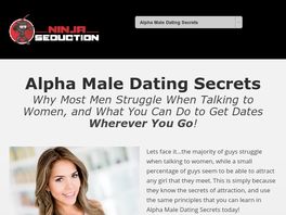 Go to: Alpha Male Dating Secrets