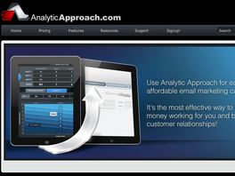 Go to: Analyticapproach Email Marketing Services/software