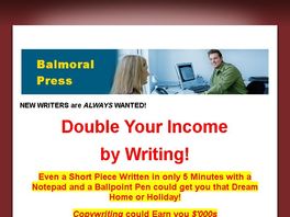 Go to: Double Your Income by Writing