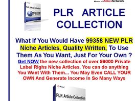 Go to: PLR Niche Article Collection