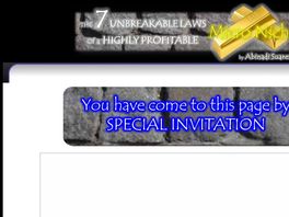 Go to: The 7 Unbreakable Laws System