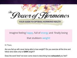 Go to: Power Of Hormones - Womens Health Offer
