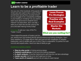 Go to: Massive Stock And Option Trading Ebook - Teaches The Insider Secrets.