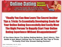 Go to: Online Dating Success Revealed