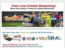 Go to: Watch Live Cricket, Tv Software & Bonuses